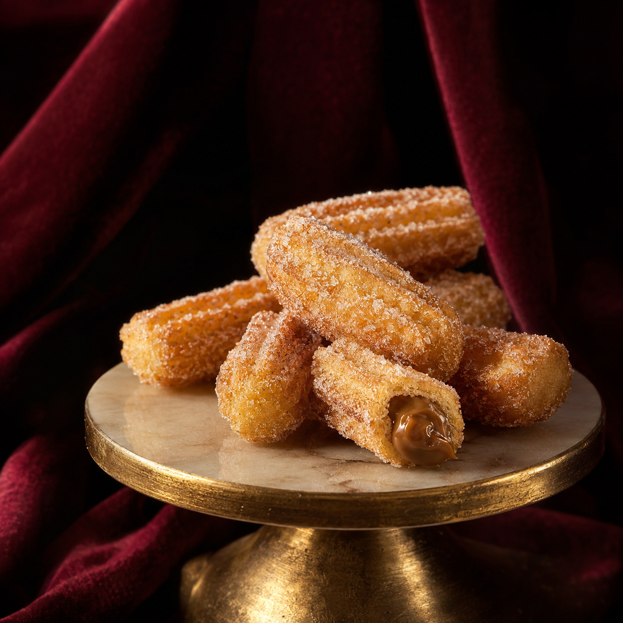 Mini churros ALMITA em composição de luxo